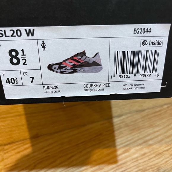 Adidas black and coral sneakers. Size: 8.5 - Picture 7 of 7